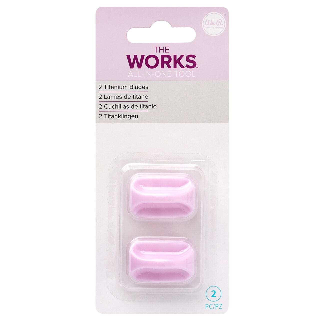 We R The Works All-In-One Refill Blades 2/Pkg-For 603183 (MFG 660699)